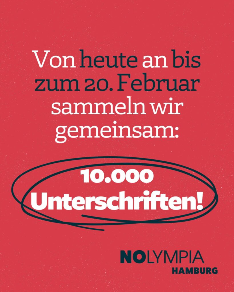 Von heute an bis zum 20. Februar
sammeln wir gemeinsam:
10.000
Unterschriften!