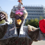 Maskottchen-Befreiung durch Nolympia